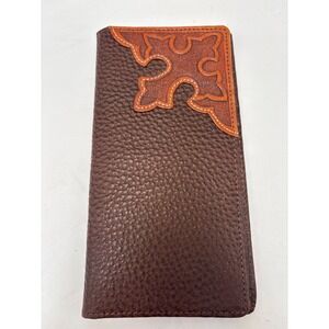 WRANGLER CONTRAST CORNER RODEO LONG WALLET. ‎  4x7"